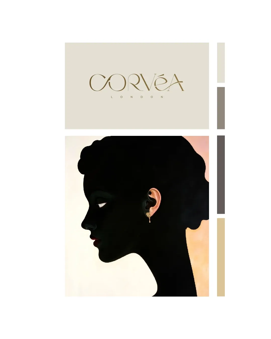 طراحی هویت بصری و رنگ سازمانی Corvéa