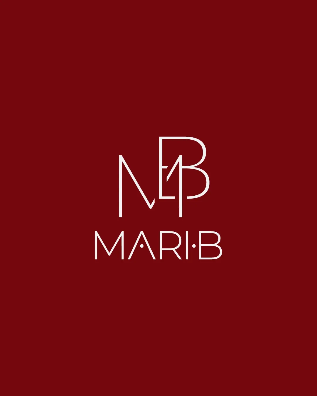 طراحی لوگوی برند پوشاک mariB