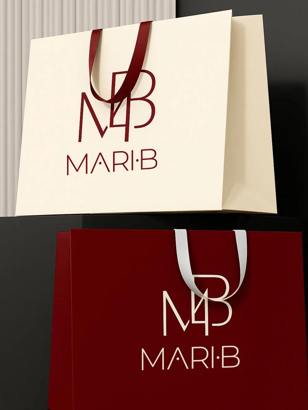 طراحی و چاپ ساک خرید mariB